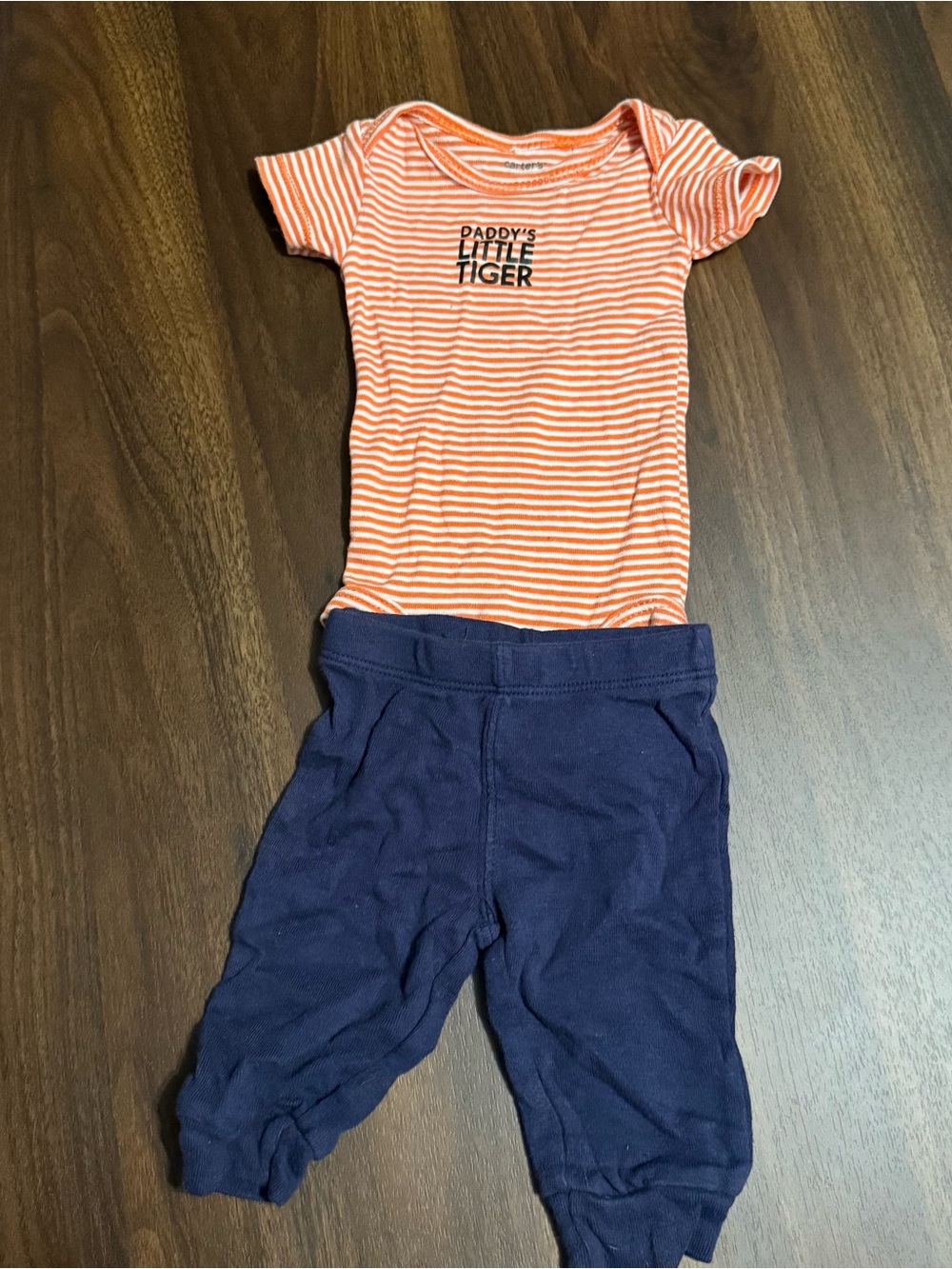 Baby boy onesie and pants set